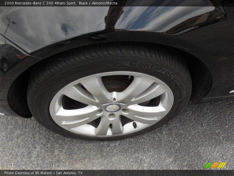 Black / Almond/Mocha 2009 Mercedes-Benz C 300 4Matic Sport