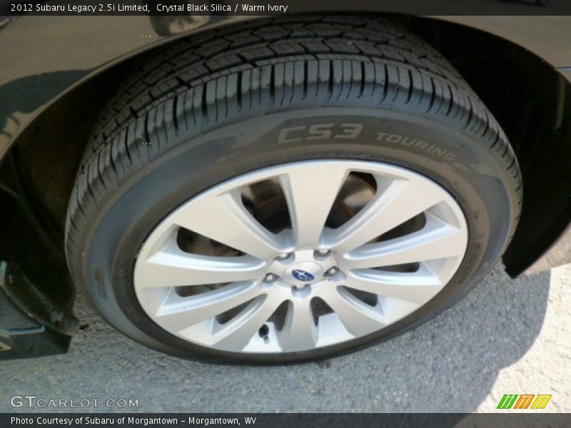 Crystal Black Silica / Warm Ivory 2012 Subaru Legacy 2.5i Limited