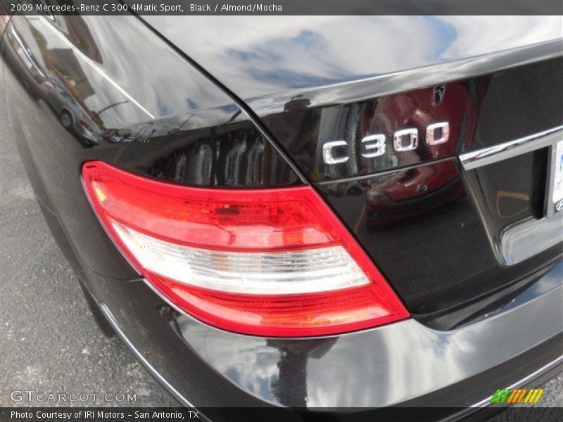 Black / Almond/Mocha 2009 Mercedes-Benz C 300 4Matic Sport