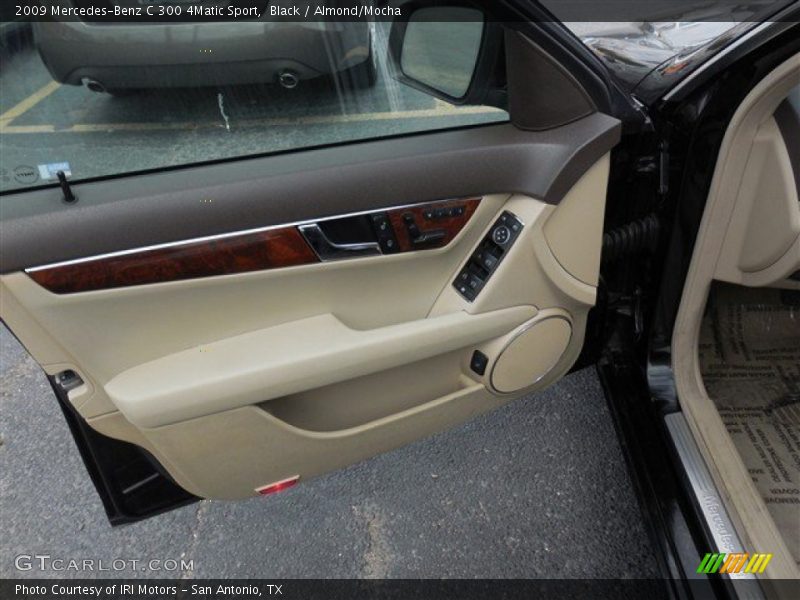 Black / Almond/Mocha 2009 Mercedes-Benz C 300 4Matic Sport
