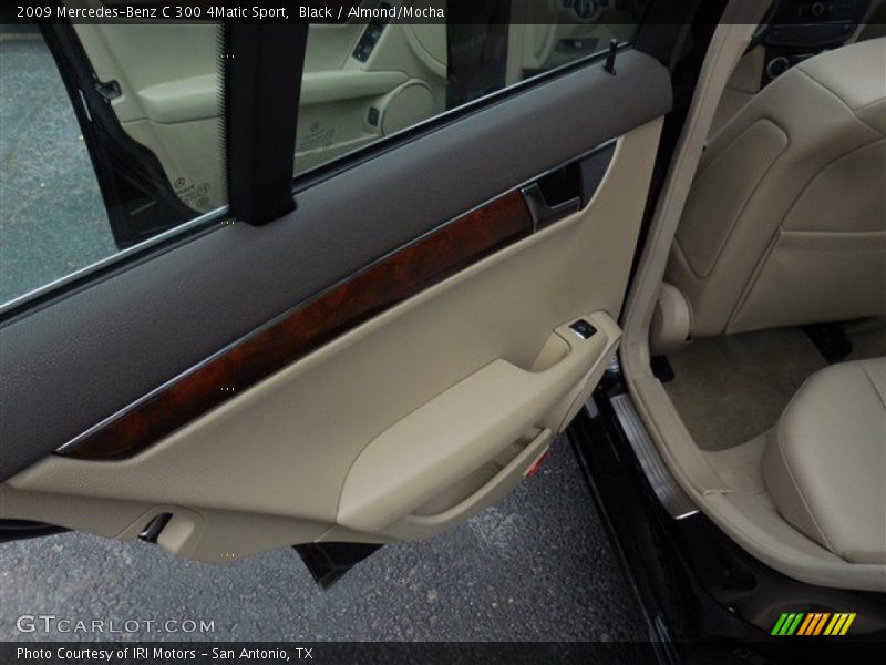 Black / Almond/Mocha 2009 Mercedes-Benz C 300 4Matic Sport