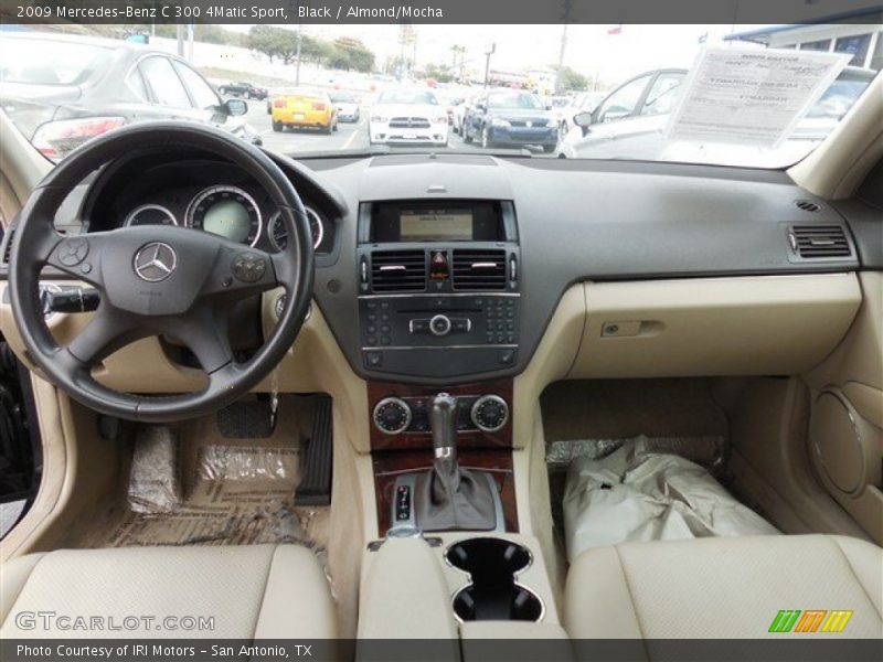 Black / Almond/Mocha 2009 Mercedes-Benz C 300 4Matic Sport