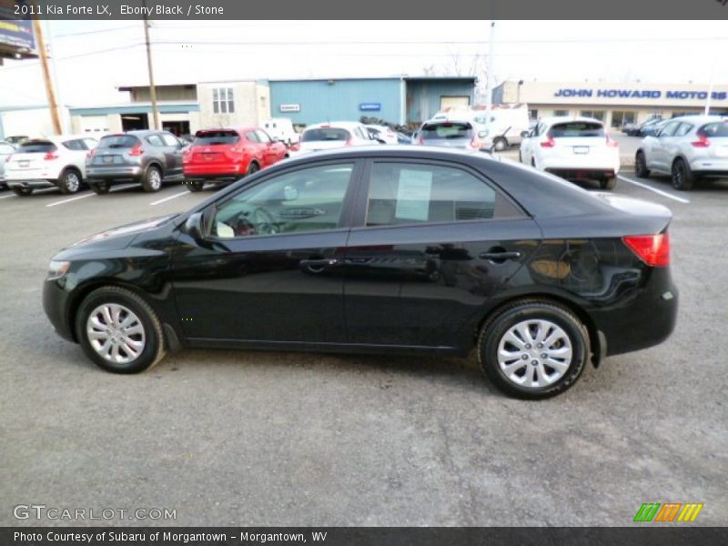 Ebony Black / Stone 2011 Kia Forte LX