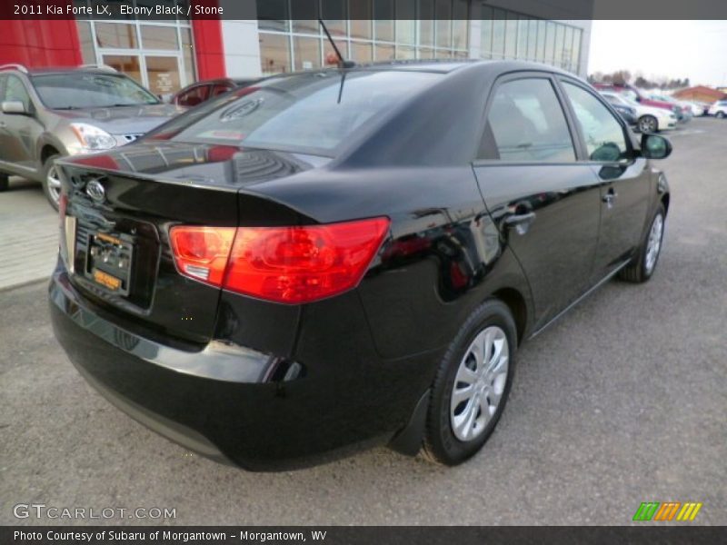 Ebony Black / Stone 2011 Kia Forte LX