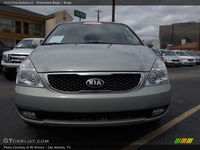 Silverstone Beige / Beige 2014 Kia Sedona LX