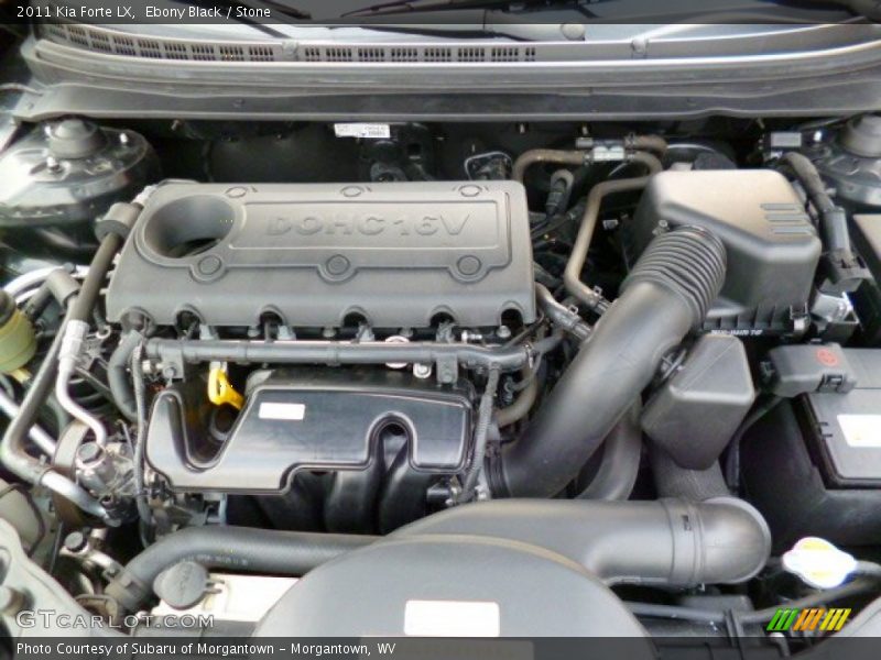 Ebony Black / Stone 2011 Kia Forte LX