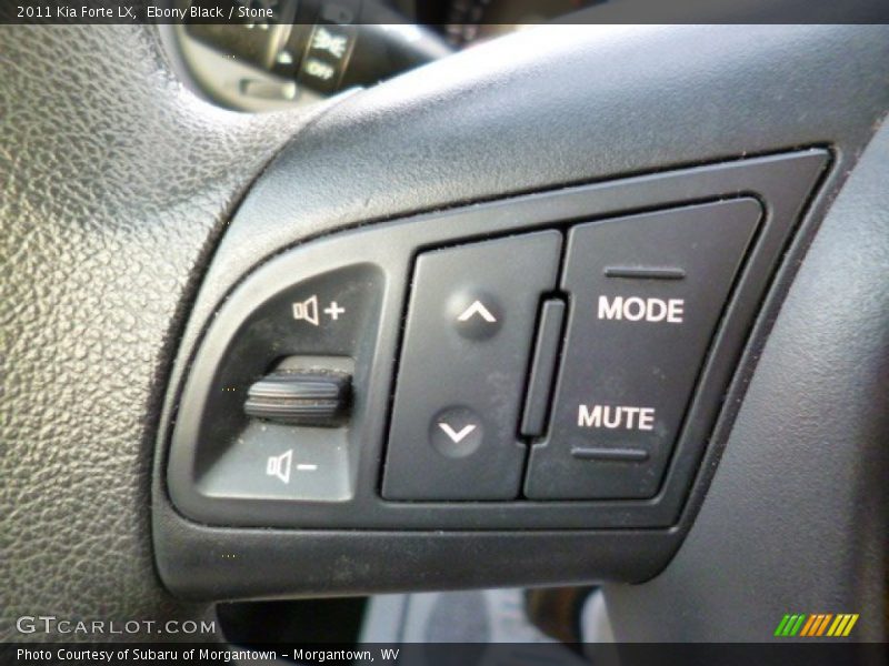 Ebony Black / Stone 2011 Kia Forte LX