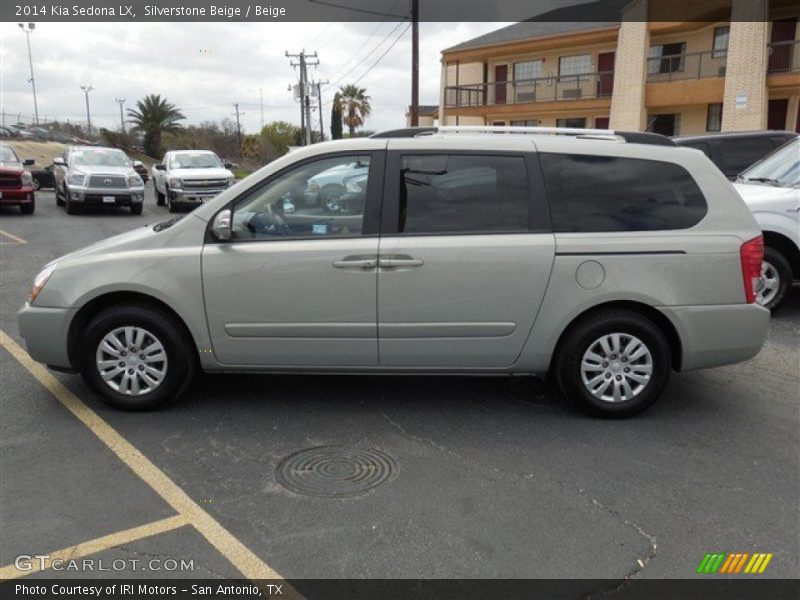 Silverstone Beige / Beige 2014 Kia Sedona LX