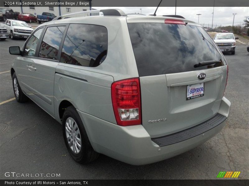 Silverstone Beige / Beige 2014 Kia Sedona LX