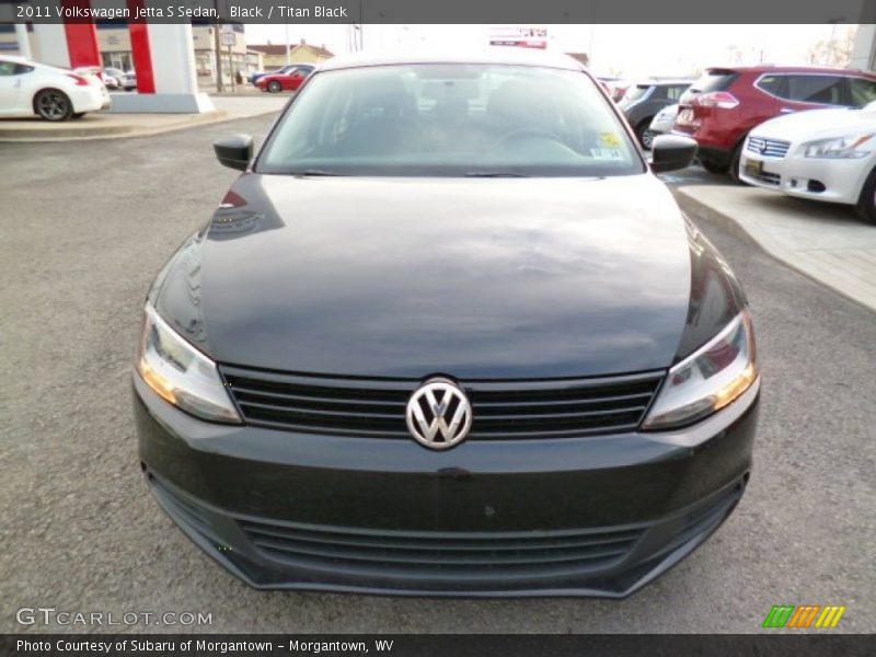 Black / Titan Black 2011 Volkswagen Jetta S Sedan