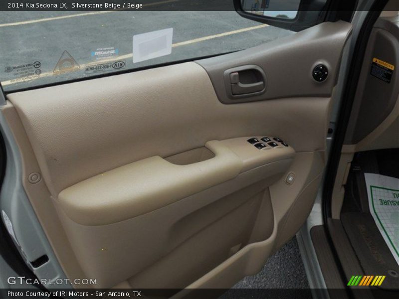 Silverstone Beige / Beige 2014 Kia Sedona LX