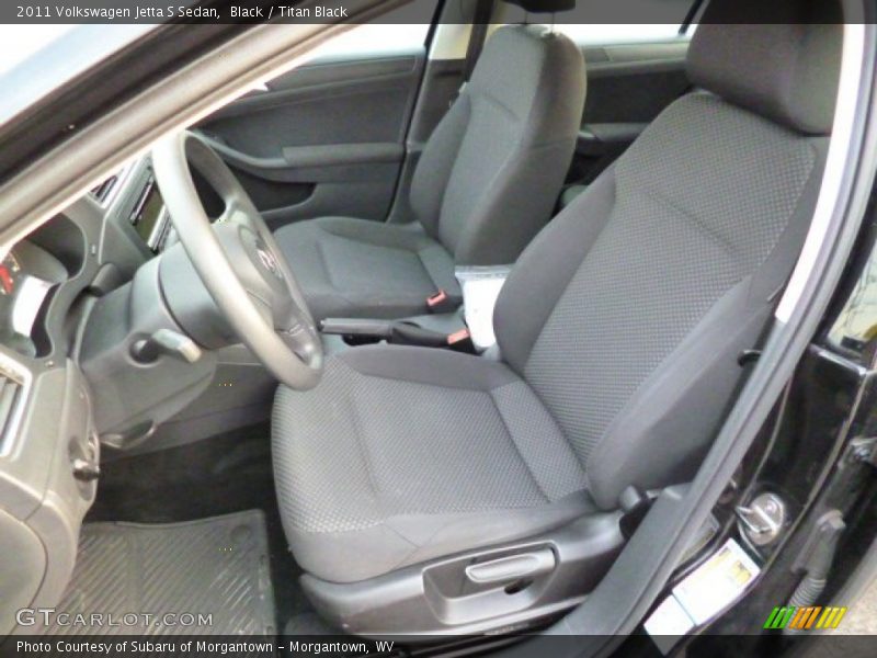 Black / Titan Black 2011 Volkswagen Jetta S Sedan