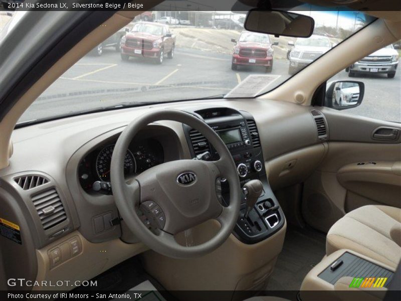 Silverstone Beige / Beige 2014 Kia Sedona LX