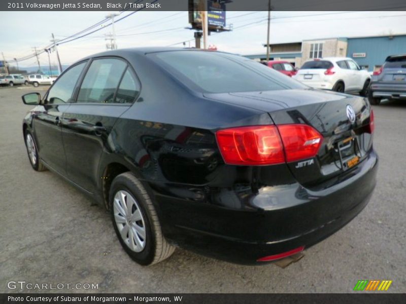 Black / Titan Black 2011 Volkswagen Jetta S Sedan