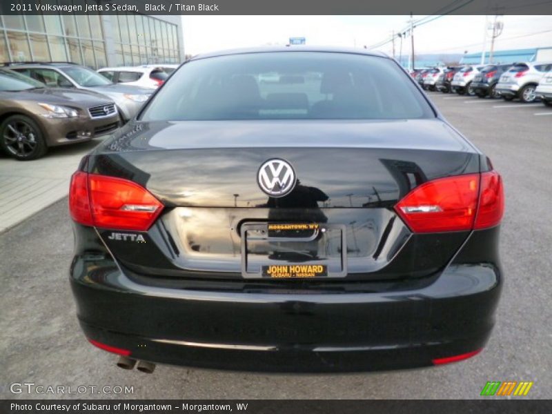 Black / Titan Black 2011 Volkswagen Jetta S Sedan