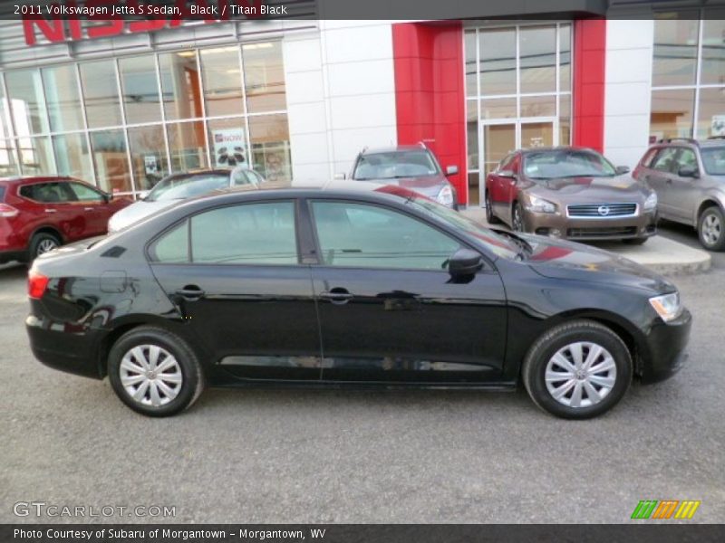Black / Titan Black 2011 Volkswagen Jetta S Sedan
