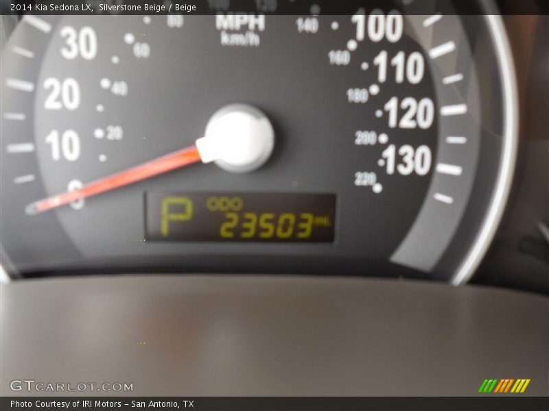 Silverstone Beige / Beige 2014 Kia Sedona LX