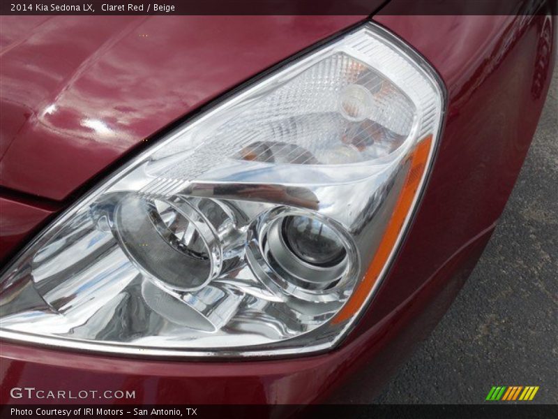 Claret Red / Beige 2014 Kia Sedona LX