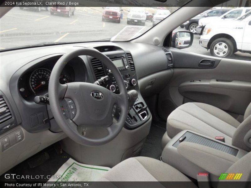 Claret Red / Beige 2014 Kia Sedona LX
