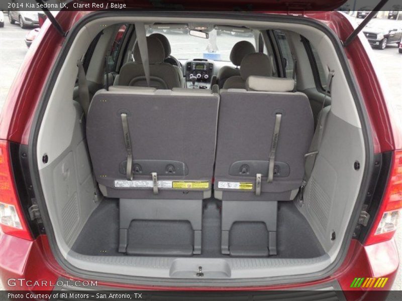 Claret Red / Beige 2014 Kia Sedona LX