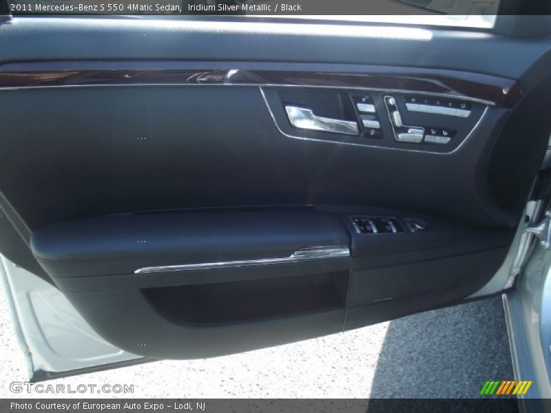 Iridium Silver Metallic / Black 2011 Mercedes-Benz S 550 4Matic Sedan