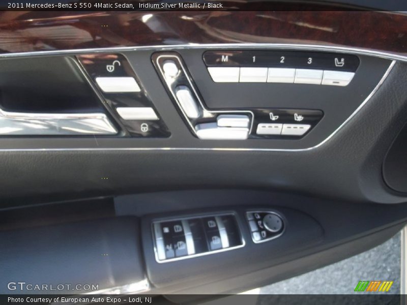 Iridium Silver Metallic / Black 2011 Mercedes-Benz S 550 4Matic Sedan