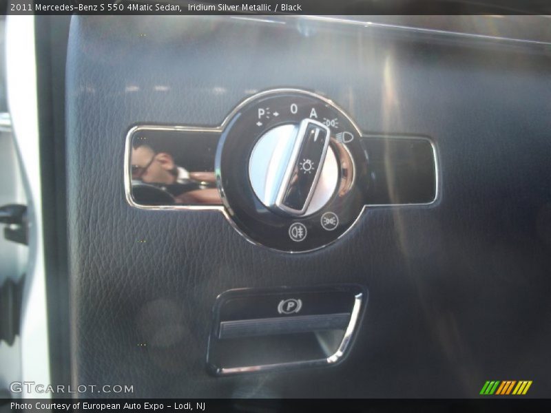 Iridium Silver Metallic / Black 2011 Mercedes-Benz S 550 4Matic Sedan