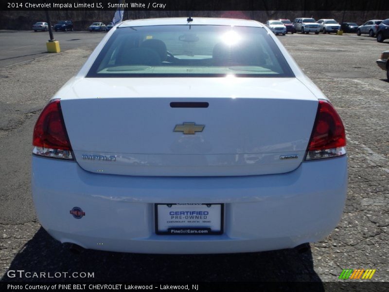 Summit White / Gray 2014 Chevrolet Impala Limited LS
