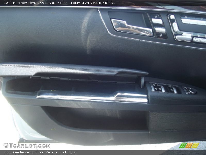 Iridium Silver Metallic / Black 2011 Mercedes-Benz S 550 4Matic Sedan