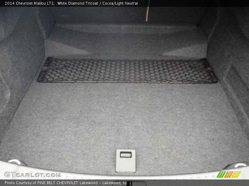 White Diamond Tricoat / Cocoa/Light Neutral 2014 Chevrolet Malibu LTZ
