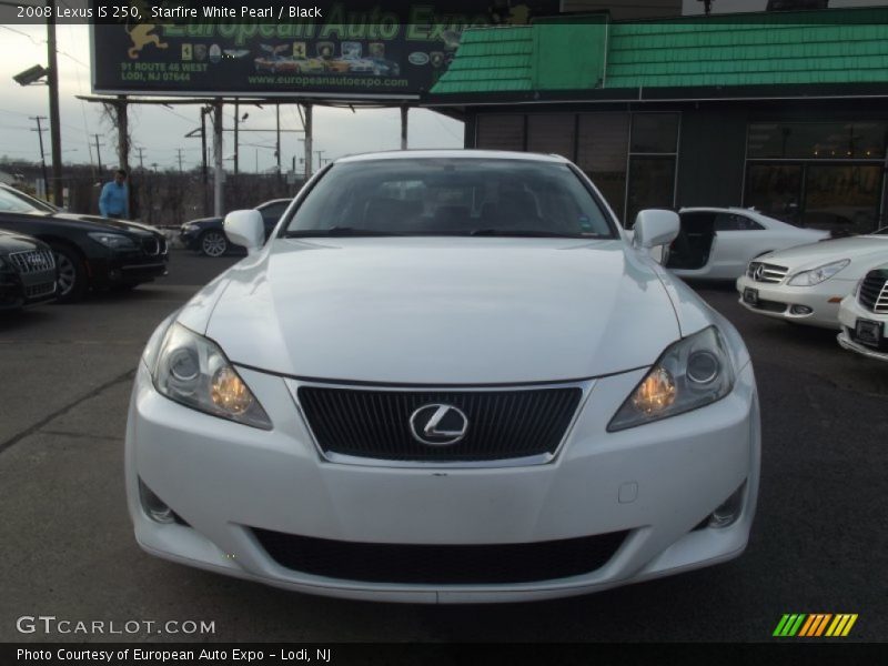 Starfire White Pearl / Black 2008 Lexus IS 250