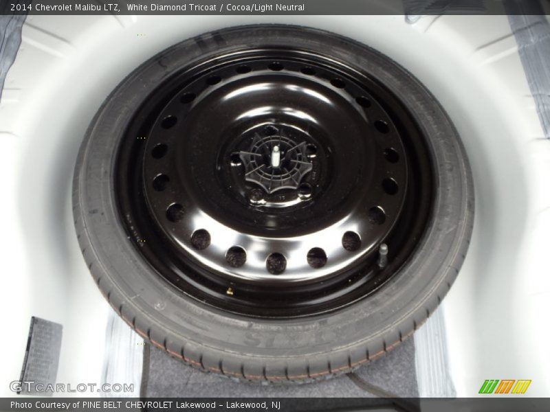 White Diamond Tricoat / Cocoa/Light Neutral 2014 Chevrolet Malibu LTZ