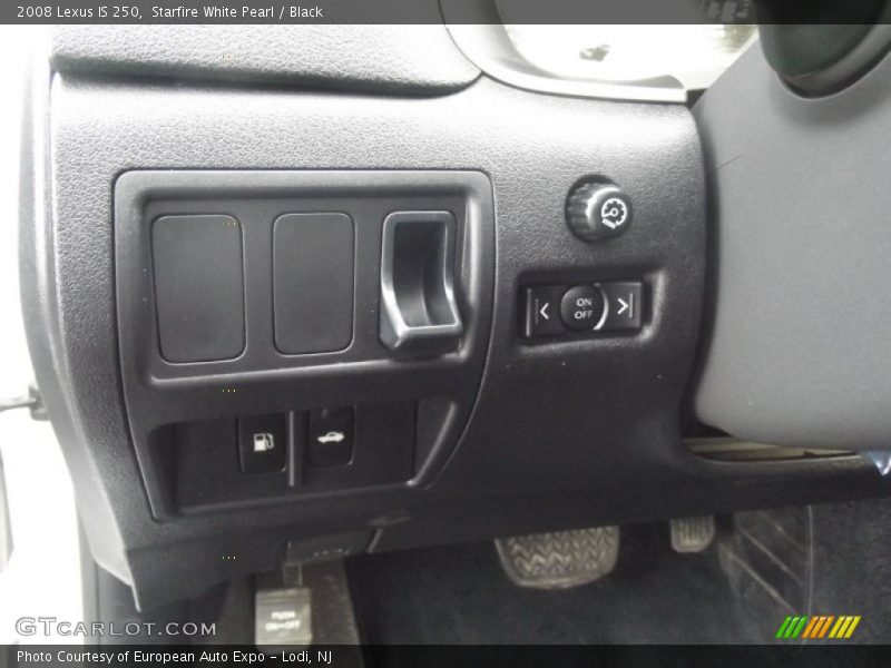 Starfire White Pearl / Black 2008 Lexus IS 250