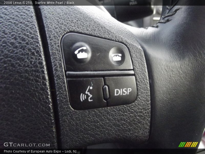 Starfire White Pearl / Black 2008 Lexus IS 250