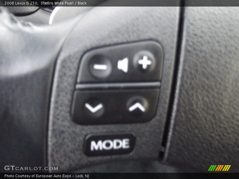 Starfire White Pearl / Black 2008 Lexus IS 250