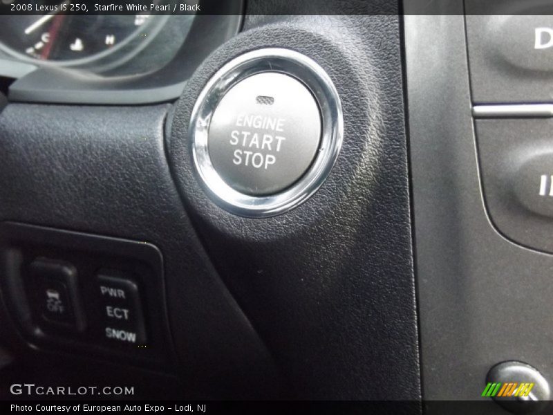 Starfire White Pearl / Black 2008 Lexus IS 250