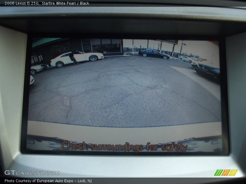 Starfire White Pearl / Black 2008 Lexus IS 250