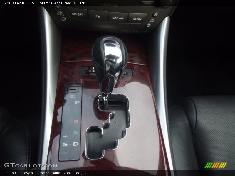 Starfire White Pearl / Black 2008 Lexus IS 250