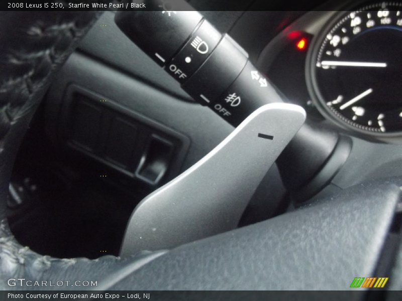 Starfire White Pearl / Black 2008 Lexus IS 250