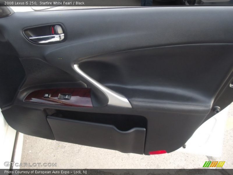 Starfire White Pearl / Black 2008 Lexus IS 250