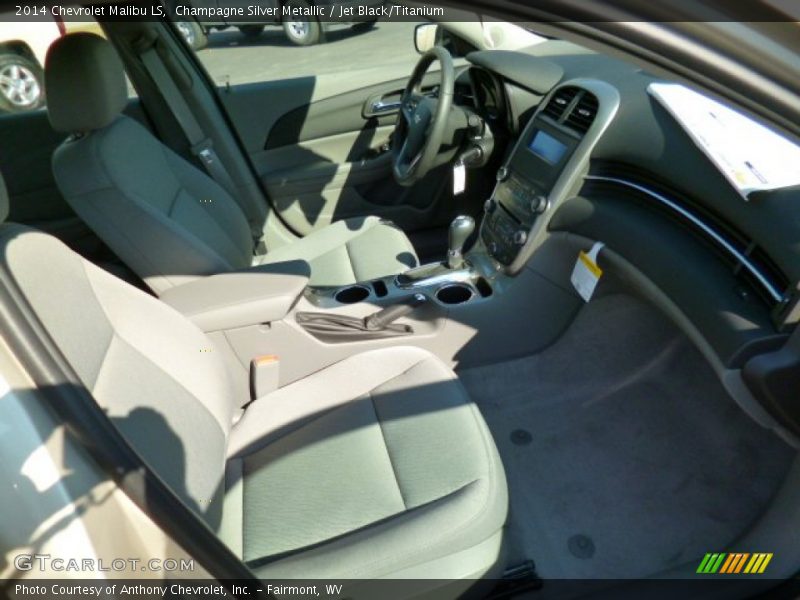 Champagne Silver Metallic / Jet Black/Titanium 2014 Chevrolet Malibu LS
