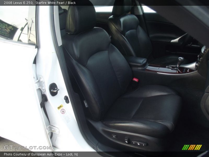 Starfire White Pearl / Black 2008 Lexus IS 250