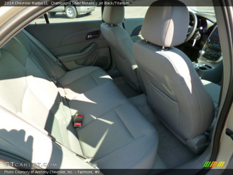 Champagne Silver Metallic / Jet Black/Titanium 2014 Chevrolet Malibu LS
