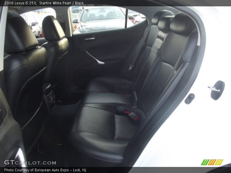 Starfire White Pearl / Black 2008 Lexus IS 250