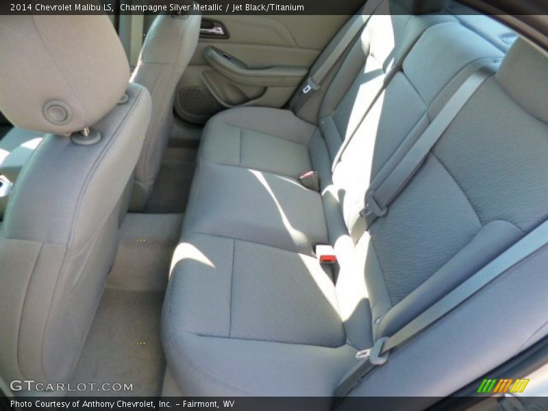Champagne Silver Metallic / Jet Black/Titanium 2014 Chevrolet Malibu LS
