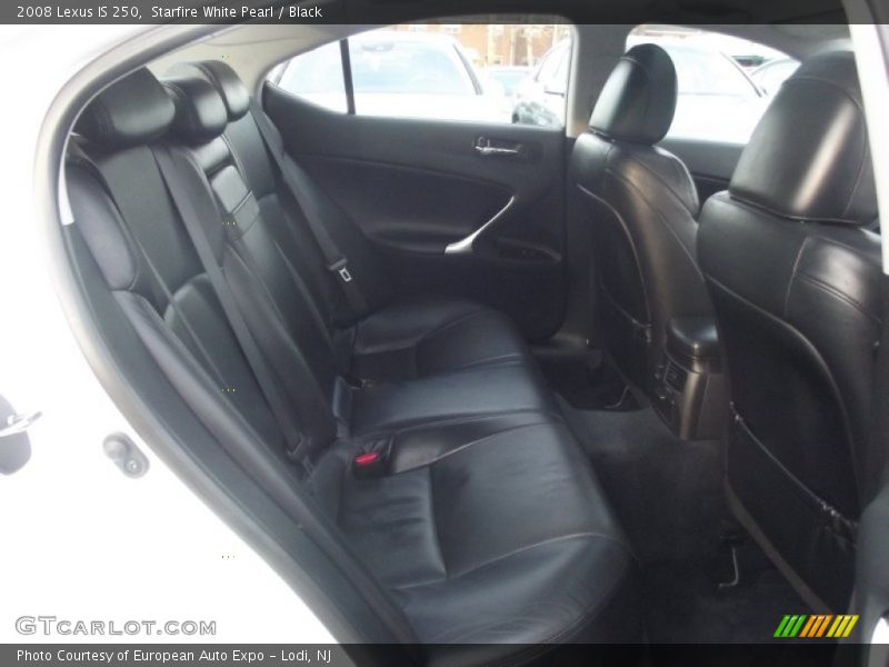 Starfire White Pearl / Black 2008 Lexus IS 250