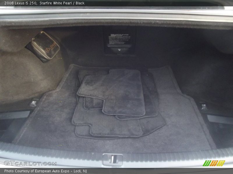 Starfire White Pearl / Black 2008 Lexus IS 250