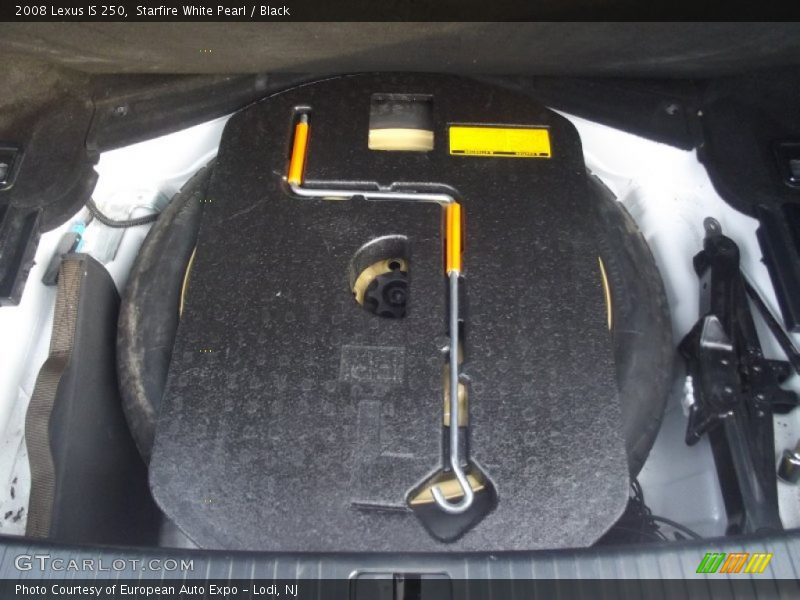 Starfire White Pearl / Black 2008 Lexus IS 250