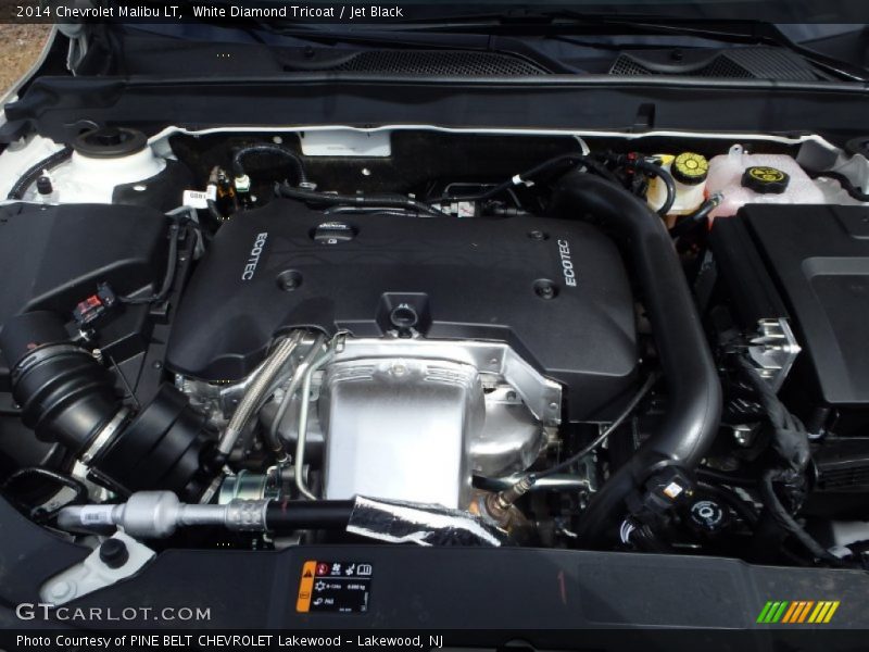 White Diamond Tricoat / Jet Black 2014 Chevrolet Malibu LT