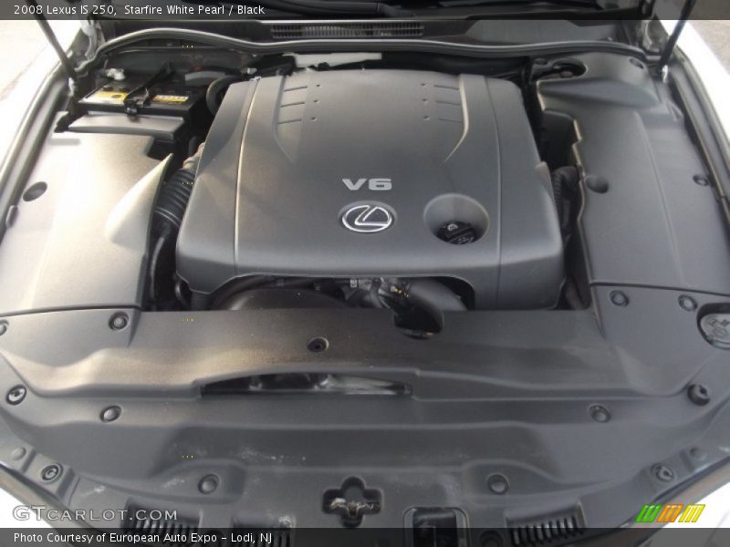 Starfire White Pearl / Black 2008 Lexus IS 250
